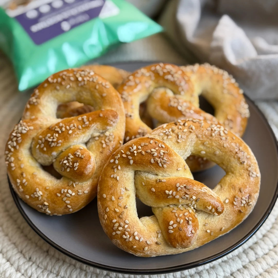 Puszyste precle low-carb