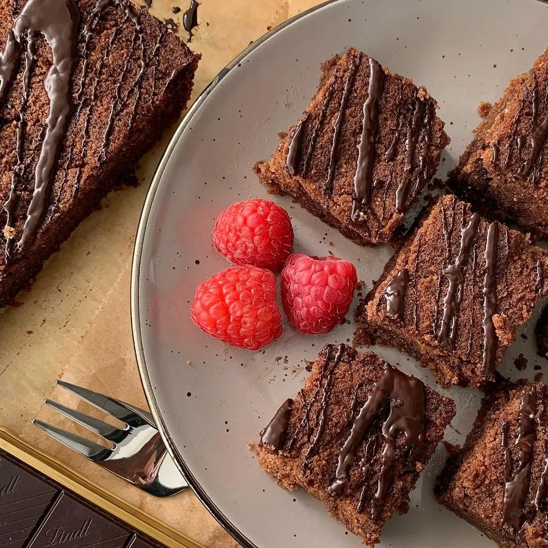 Schoko-Brownie mit Kokosmehl