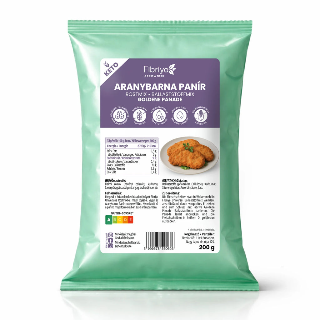 Fibriya Goldene Panade – Low-Carb Keto Ballaststoffmix 200g