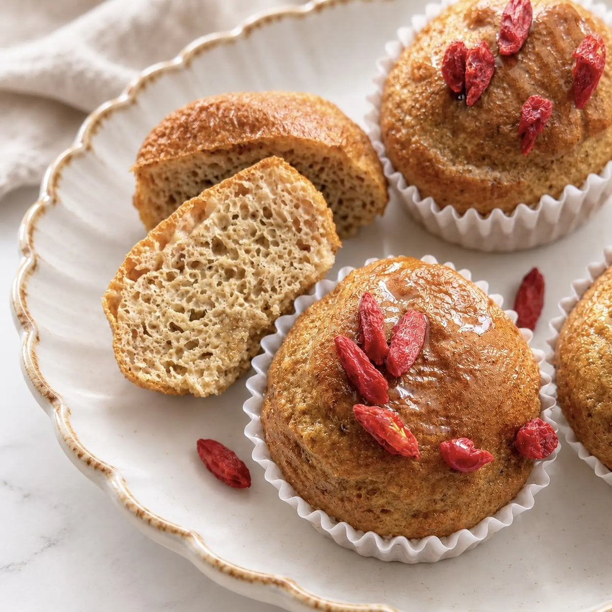 Fibriya muffin waniliowy – niskowęglowodanowa keto mieszanka błonnikowa 150g